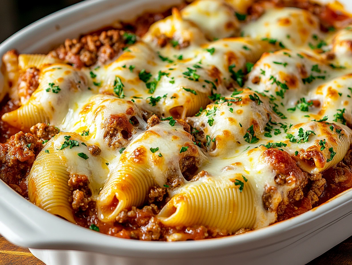 Stuffed Pasta Shells With Ground Beef Epicdessert